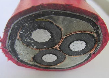 33kv Insulated Steel Tape / Wire Armoured Cable 16mm 3 Core With Copper Tape Screen