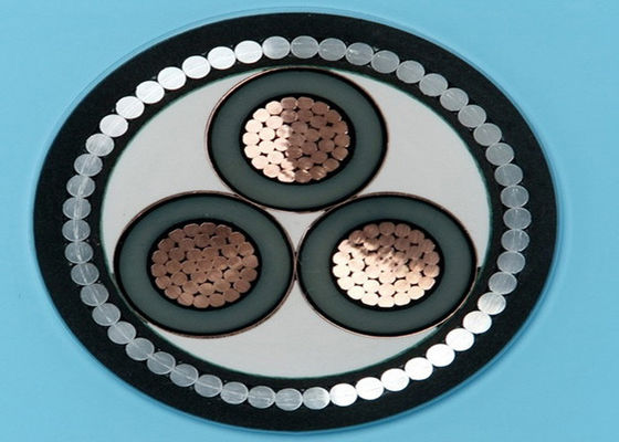 강선 멀티 코어 외장 케이블 3 핵심 선상저밀도폴리에틸렌 / LSHF 덮개